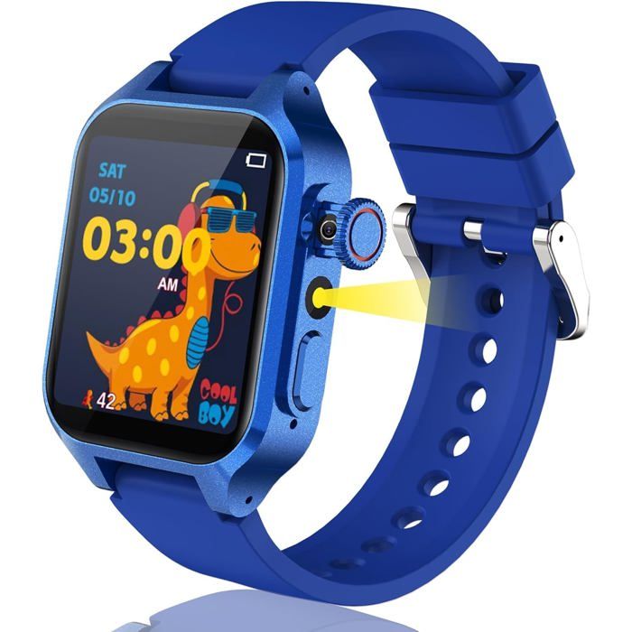 Montre Connectée Enfant Éducative Jouet Cadeau Garçons Filles 3-14 Ans