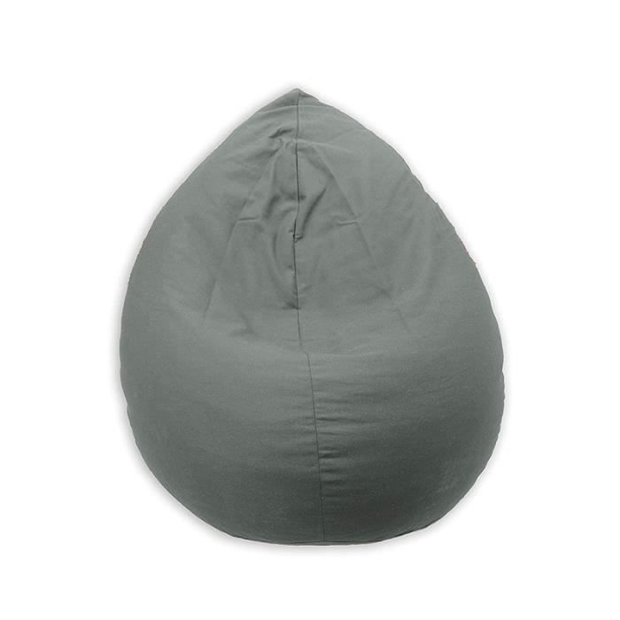 Housse de pouf poire Gris - Acomoda Textil.