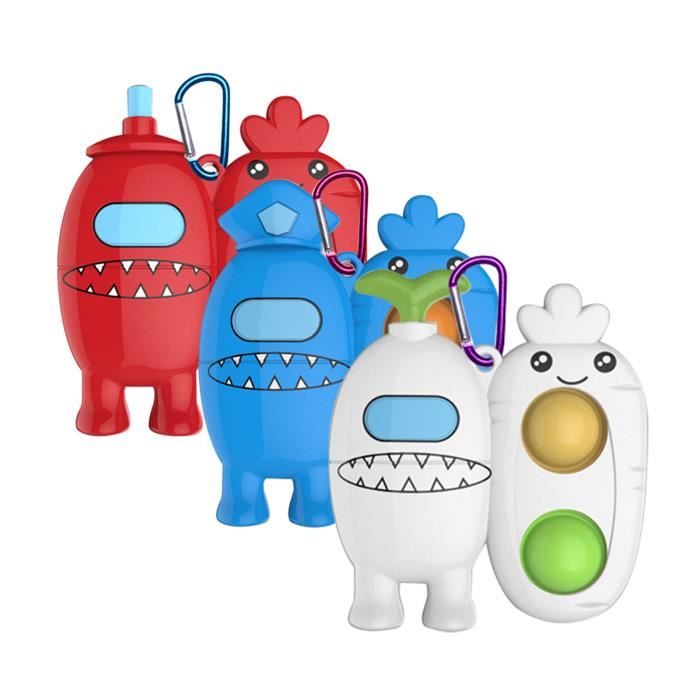 Porte-clés Fidget épineux – Jouet Anti-stress Sensoriel – En PLA, 7x2,5 Cm – Pour Concentration Et Détente - 1