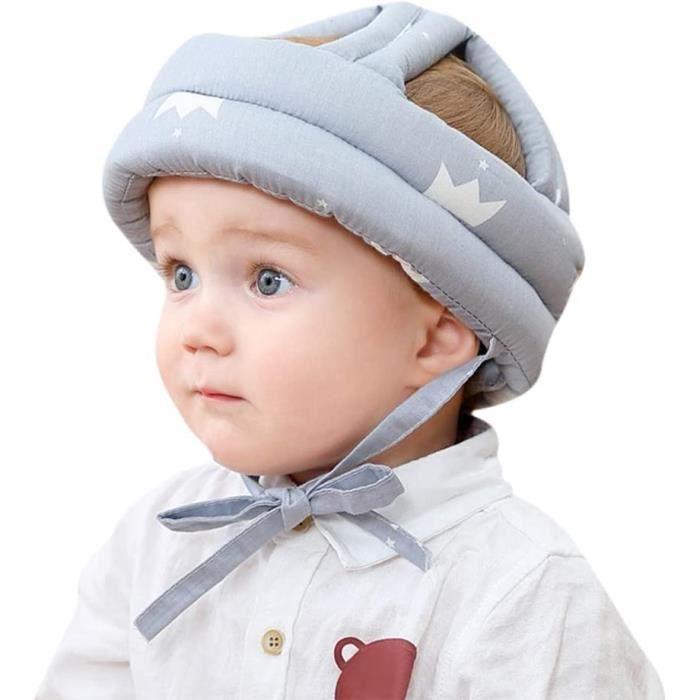 Casque Bébé Anti Choc Protection,Infantile Tête de Protection,Réglable  Chapeau de Sécurité pour Enfant Bebe,0 à 3 Ans - Gris - Cdiscount  Puériculture & Eveil bébé