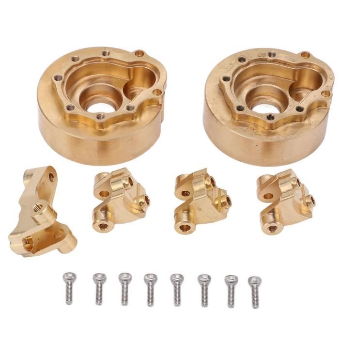 Kit Contrepoids En Laiton Pour Traxxas 1/10 RC Crawler - Boîtier De Transmission Avant, Essieu, 8 Vis - Pour Améliorer La Stabilité Et La Traction - 4