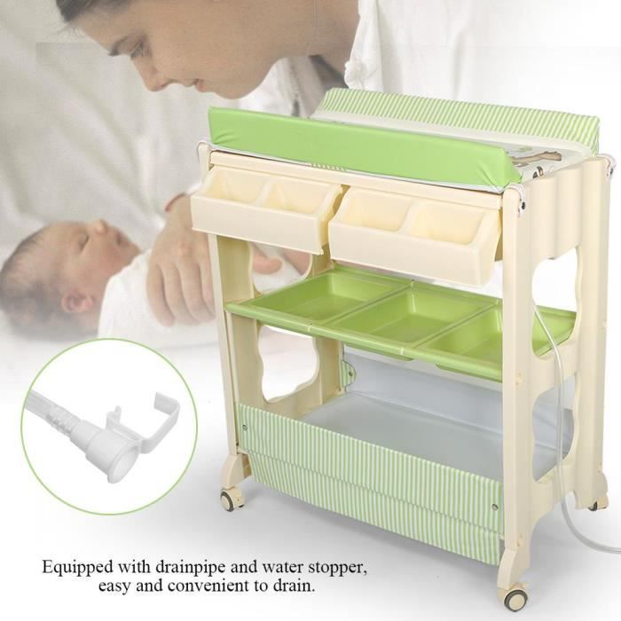 Lia 3 Couche Table Baignoire Bebe Multifonction A Langer De Couche Culotte A Roulette Achat Vente Lavabo Pour Baignoire 0724316017612 Soldes Sur Cdiscount Des Le 20 Janvier Cdiscount