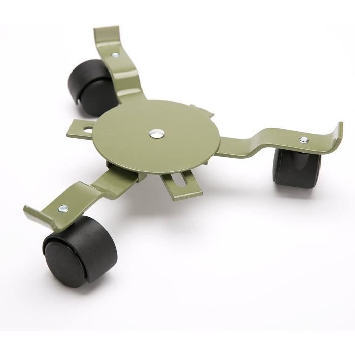 Chariot à Plantes Avec Roulettes Verrouillables Pour Pots De Fleurs