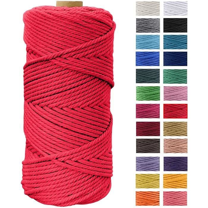 Fil de coton macrame en 4 mm - Cdiscount