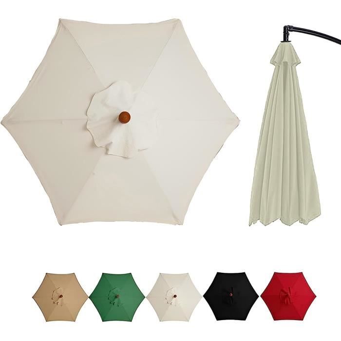 Toile De Parasol À , Housse De Rechange Pour Parasol ( Color Creamy