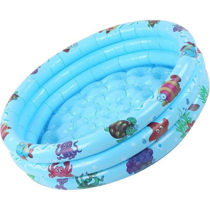Piscine Gonflable Bébé En Forme De Baleine – PVC Doux, 80x50x25 Cm, Siège Sécurisé Pour 1-3 Ans, Bain Amusant Piscine Bébé Gonflable