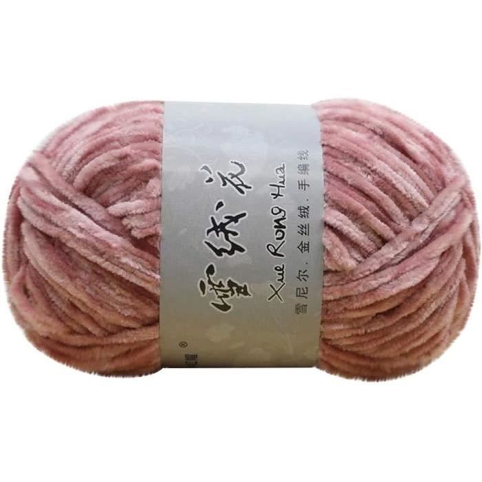 Fil Chenille Épais Et Chunky Super Doux Couverture DIY Tricotage à Bras Laine Filage Crochet