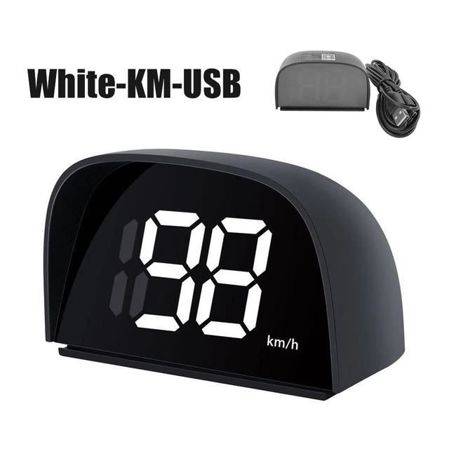 Compteur De Vitesse Numérique Voiture - Affichage Tête Haute GPS 2.8" - Plug & Play KMH - Universel