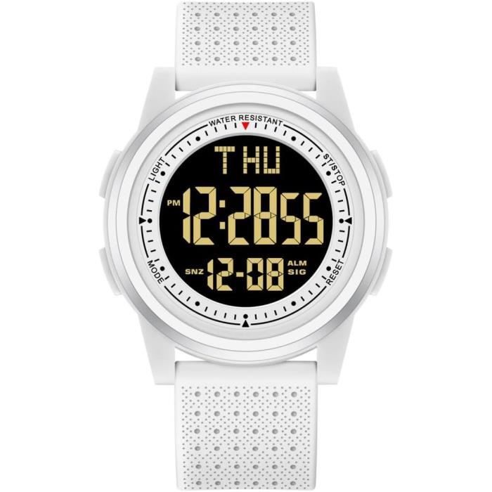 Montre Homme Professionnelle Ana-digit DUAL Time - Affichage Analogique Et Numérique - Mouvement Quartz - Occasion