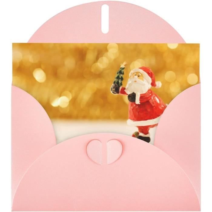 Cartes De Vœux Père Noël Belle Carte De Vacances Enveloppes