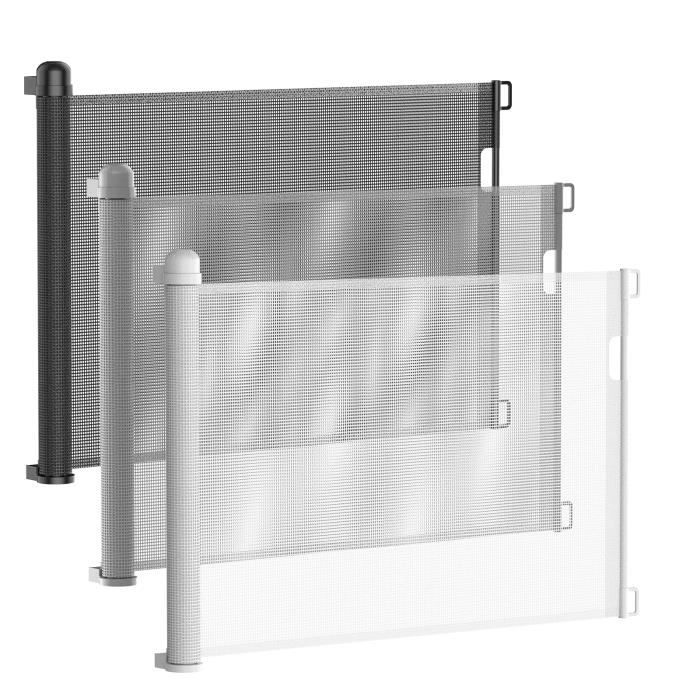 Meilleurs prix pour Barrière d'escalier extensible pour chien et bébés - LILIIN - Gris - 180 cm