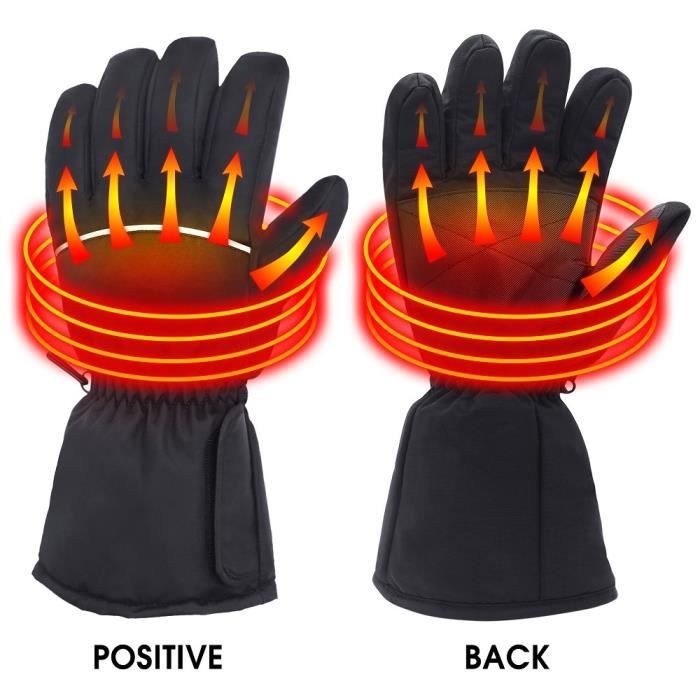 Gants Chauffants Rechargeables USB Pour Hommes Et Femmes - Résistants Au Vent Et à L'eau, Pour Ski, Randonnée, Hiver