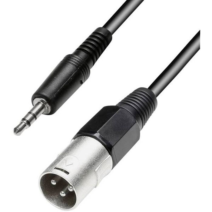 Câble XLR Mâle Vers Jack 6.35mm Mono 3m Sound-way - Micro Et Audio Professionnel