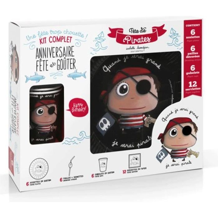 Kit Anniversaire Pirate Cdiscount