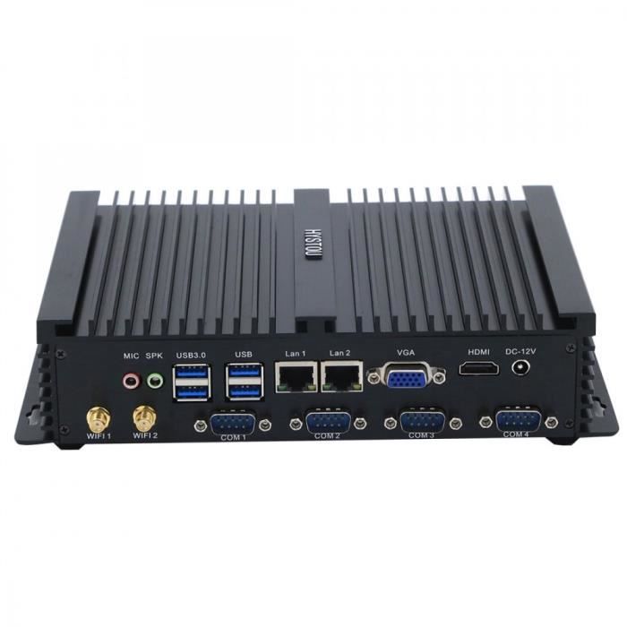 Top achat PC Portable Pack Peripherique - HYSTOU - HYSTOU Mini PC Celeron Intel HM77 1.8GHz, RAM: 8GB, ROM: 128GB, Support Win 10 / Linux pas cher