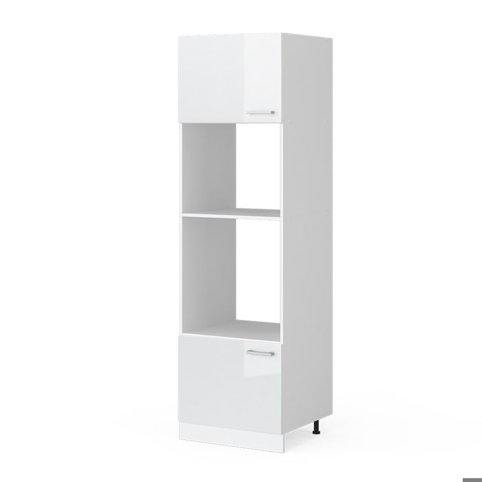 Meuble cuisine R-Line, 60cm avec tiroirs, sans PT, Bleu-gris, Blanc, Vicco - Maison