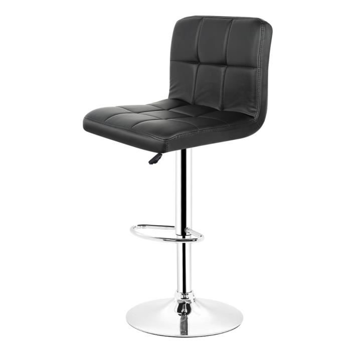 Lot De 2 Tabourets De Bar Tabourets Roulettes Hauteur Reglable Achat Vente Tabouret De Bar Cdiscount