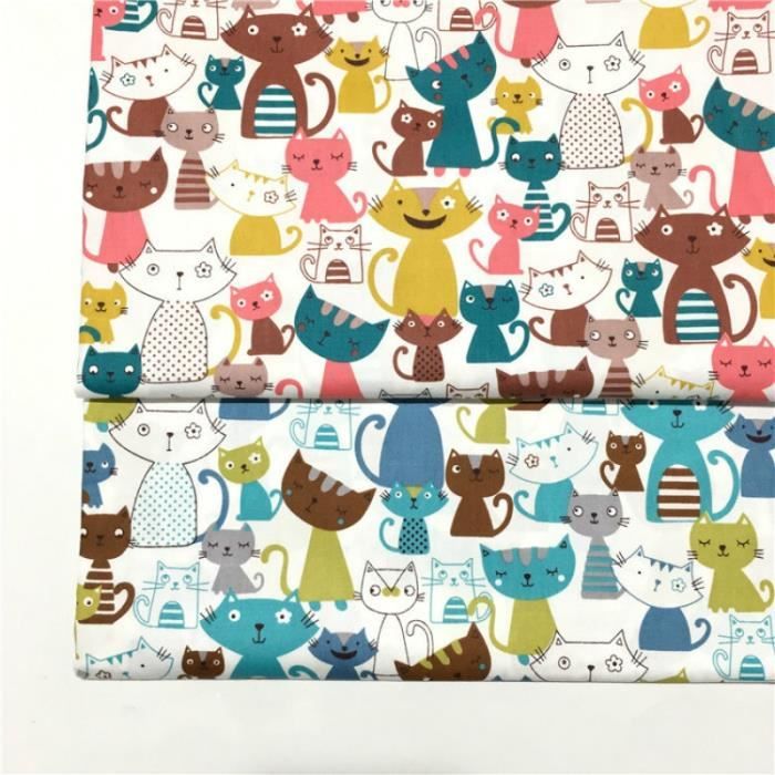 Tissu En Coton Serge Avec Chats Colores Imprime Par Demi Metre Pour La Patchwork Dans Le Lit De Bebe Type Red Cat 50 X 80 Cm Achat Vente Tissu En Coton Serge Avec Chats Colores Imprime Par Demi Metre Pour La Patchwork Dans Le Lit De Bebe Type Red Cat 50 X 80 Cm Achat Vente