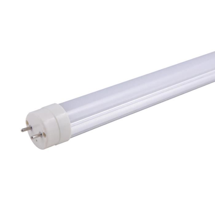 Auralum 2er 150cm 24W T8 Tube Fluorescent à Tube Neon LED Reglette LED pour Éclairage Atelier avec Starter LED 2500 LM Blanc Chaud 3000K 