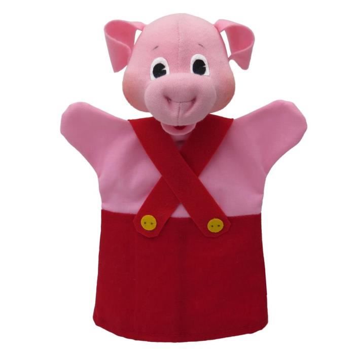 Marionnette à main Petit Cochon rouge - Mú - MORAVSKA USTREDNA BRNO - Enfant  - Mixte - Cdiscount Jeux - Jouets
