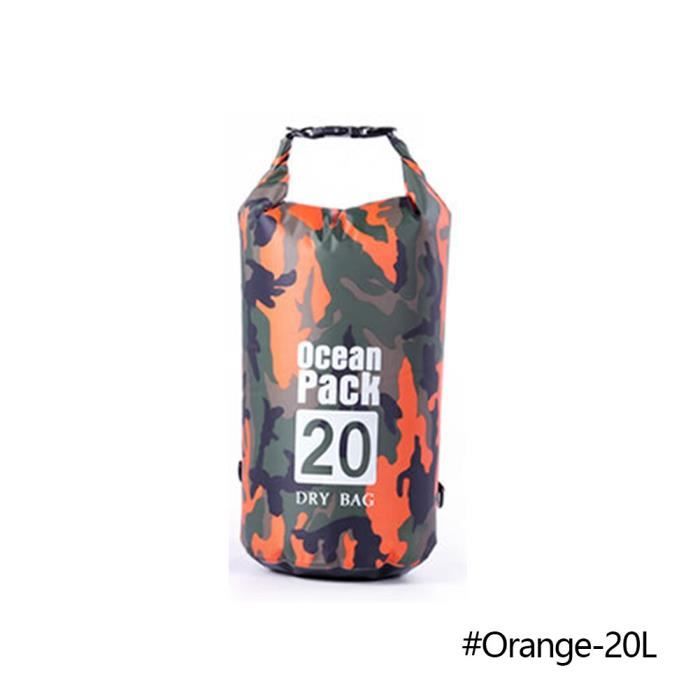 Sac à Dos Étanche 30L - Sac Sec Randonnée - Séparation Sèche/Humide - IPX6 - Idéal Plage, Pêche, Kayak