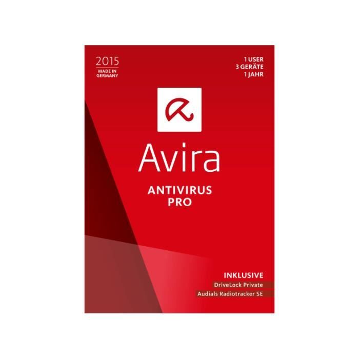 Avira Antivirus Pro 2015 (3 postes / 1 an) - Cdiscount ...