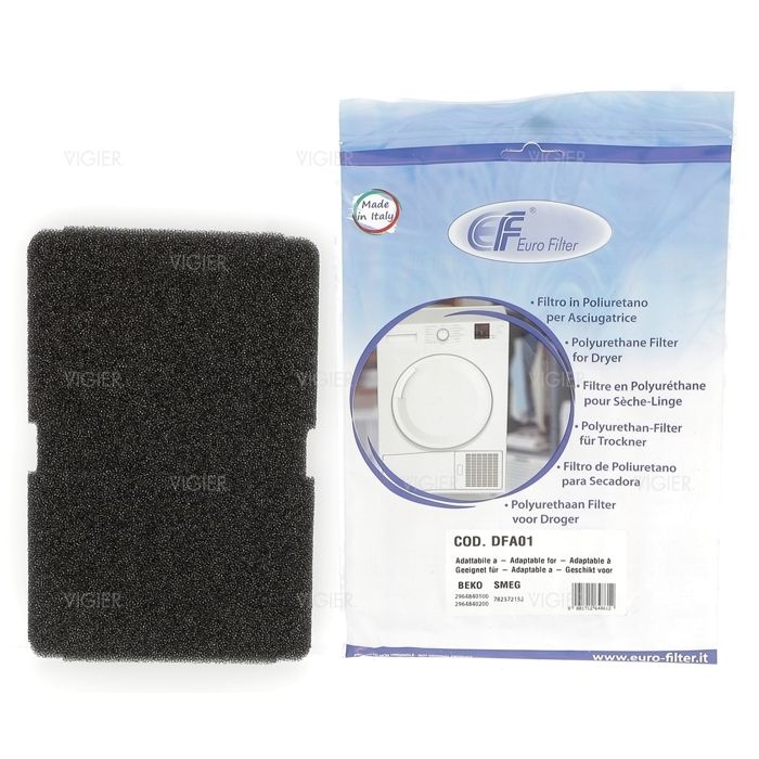 Filtre mousse sèche linge condensation BEKO 2964840100