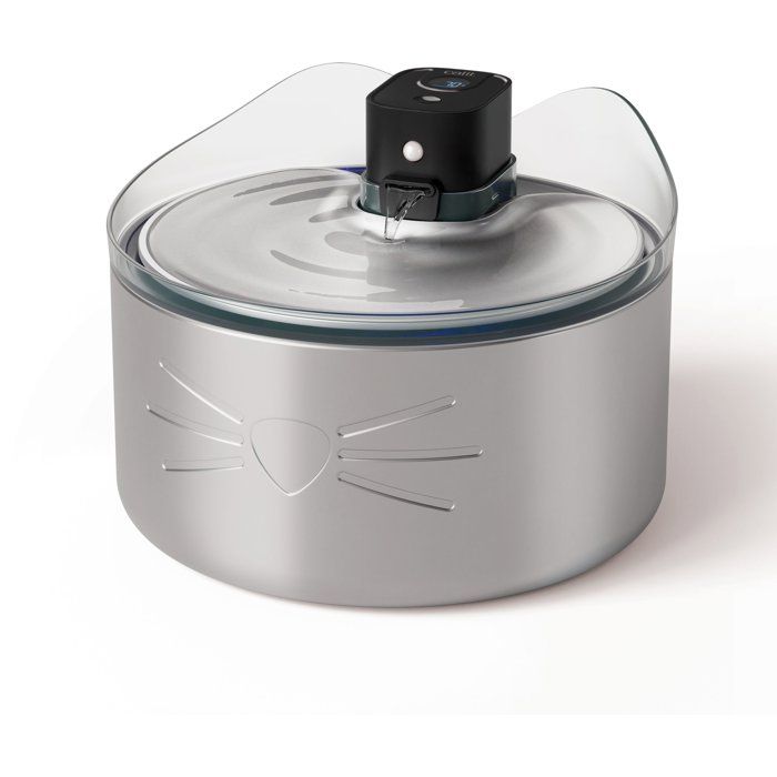 Fontaine à eau pour chats - CATIT - Pixi - Capacité 5 L - Sans fil - Écran LCD HD