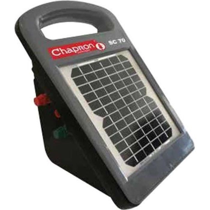 Moutons Bovins Chevaux Electrificateur de Cl/ôture Electrique 12V T-Mech Imperm/éable 1.0J 10KM Aliment/é par Batterie Kit de Fixation pour Volailles