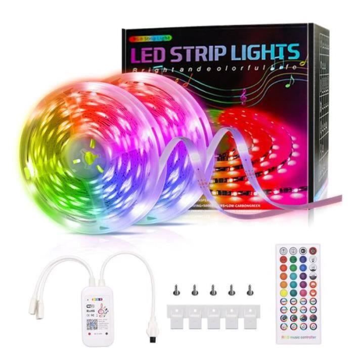 BTF-LIGHTING Contrôleur LED DR03W RGB SPI et télécommande RF