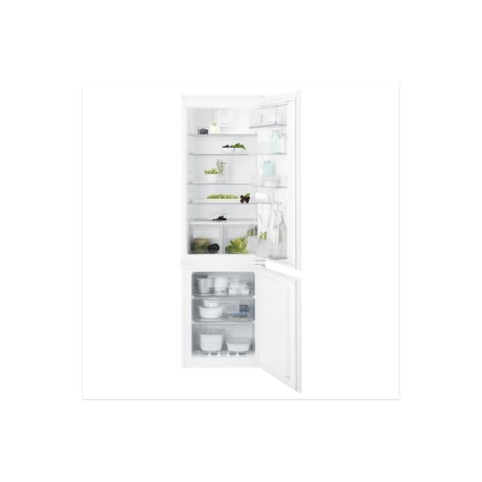Réfrigérateur Congélateur en bas Electrolux ENT6TE18S - Blanc - Froid brassé - NoFrost - 254L
