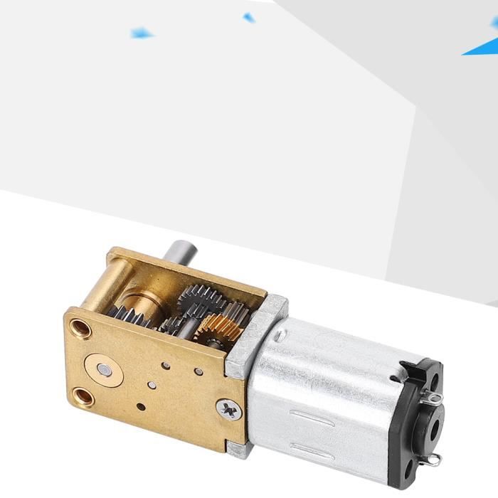 Moteur à engrenages CC, contrôle avant/arrière, réducteur de vitesse, mini moteur électrique réducteur DC 12V 500 tr/min Moteur à engrenages CC, contrôle avant/arrière, réducteur de vitesse, mini moteur électrique réducteur DC 12V 500 tr/min
