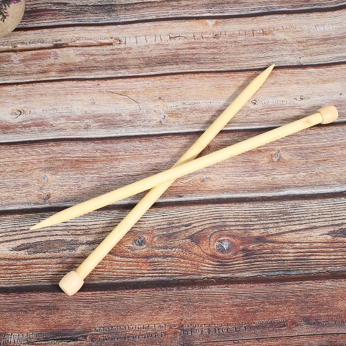 Aiguille à tisser Aiguilles à tricoter, aiguilles à tricoter, bois pour écharpe DIY mercerie