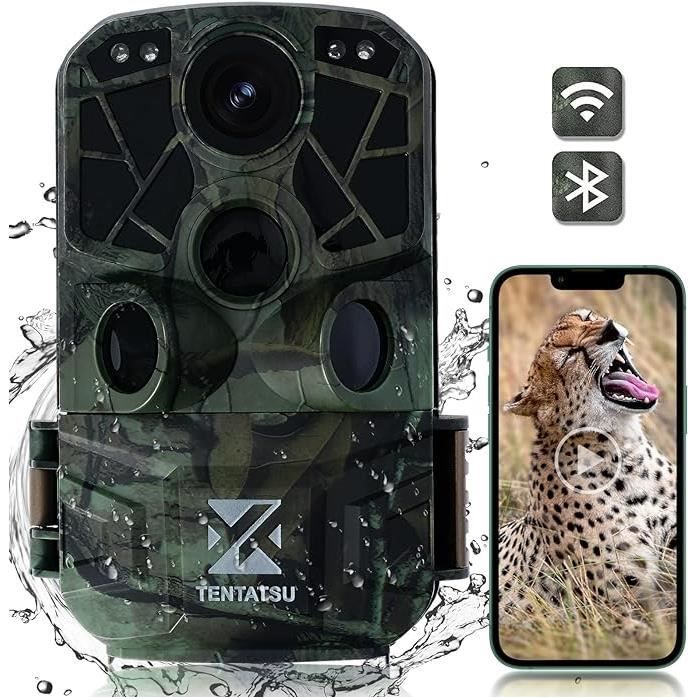 Caméra de chasse 48MP 2.7K - JETLIFETECH - CX100 - Vision Nocturne