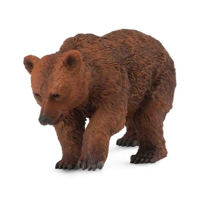 Figurine Animaux Sauvages Bebe Ours Brun Cdiscount Jeux Jouets