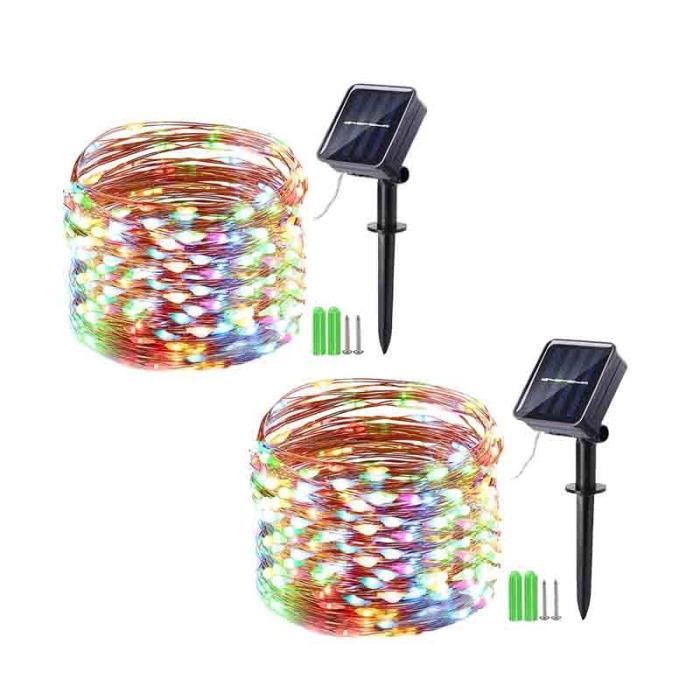Guirlande Lumineuse Exterieure Solaire 15m 150 LED Guirlande Noel