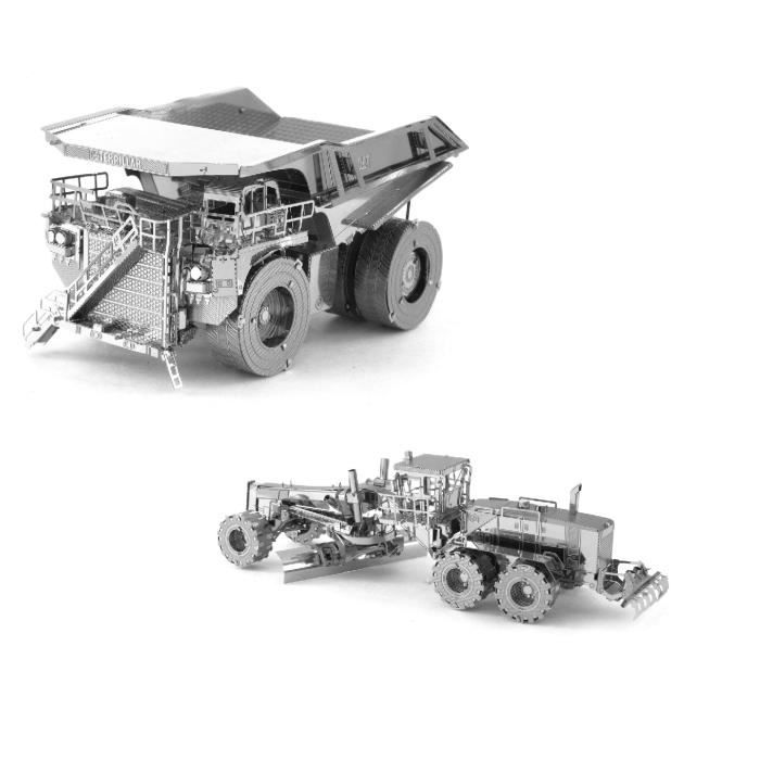 Metal Earth Fascinations CAT Mining Truck et Motor Grader Puzzle 3D en ...