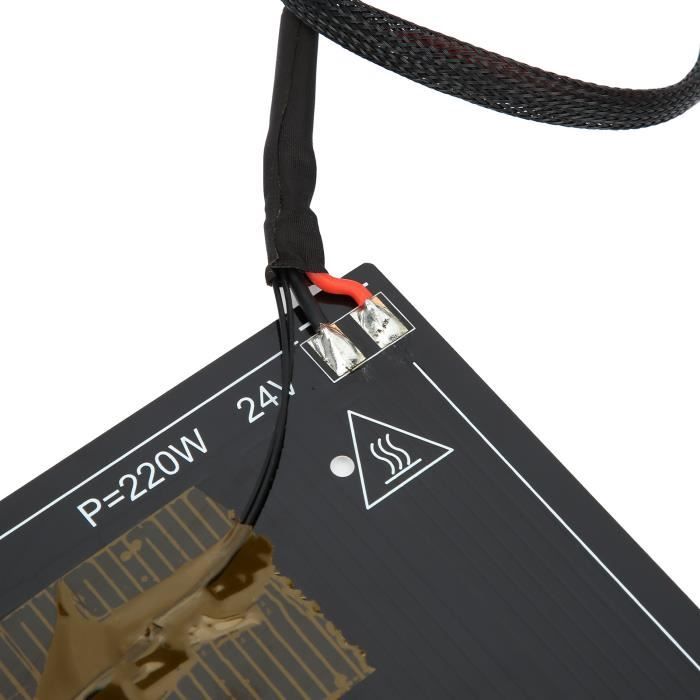 Ender 3 Plateau chauffant avec câble 24 V 220 W compatible avec
