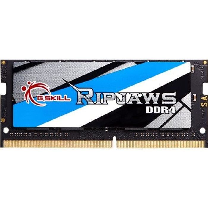Vente Memoire PC G.SKILL Mémoire Notebook Ripjaws Series - 16 Go PC4-17000/DDR4 2133 Mhz F4-2133C15S-16GRS pas cher Vente Memoire PC G.SKILL Mémoire Notebook Ripjaws Series - 16 Go PC4-17000/DDR4 2133 Mhz F4-2133C15S-16GRS pas cher