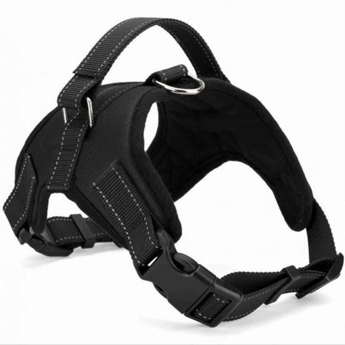Meilleurs prix pour Harnais Chien - HAOPYOU - Taille M - Noir - Rembourré - Réglable - Confortable