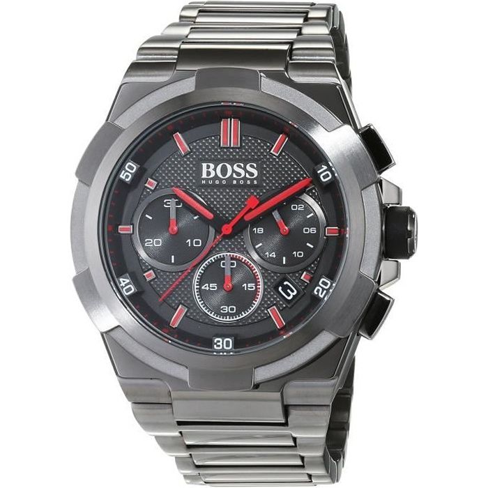 Hugo BOSS Homme Chronographe Quartz Montres bracelet avec bracelet en Acier  Inoxydable - 1513361 , - Achat/vente montre - Cdiscount
