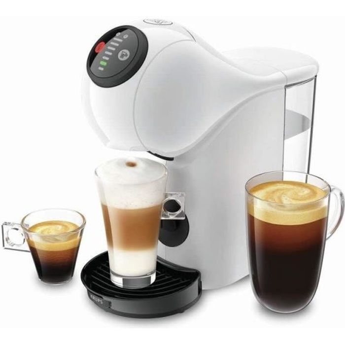 KRUPS KP240131 - Machine à café Genio S Multiboissons - Réservoir deau amovible de 08L - 1500W - 300ml - Blanc