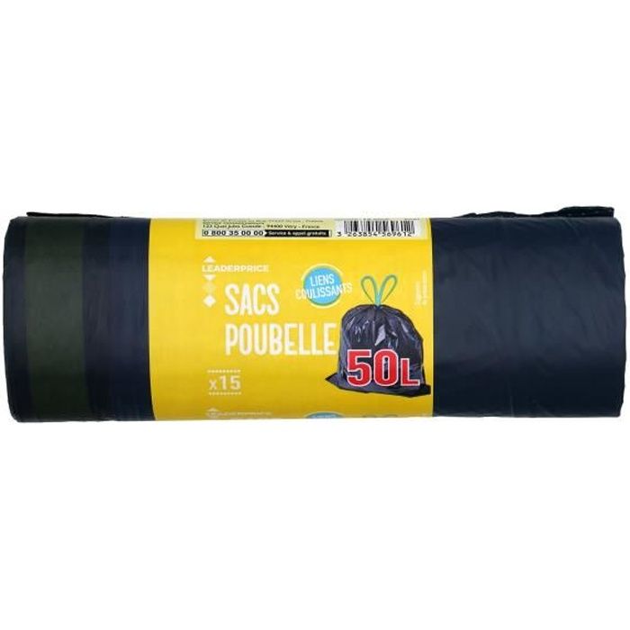 Sac poubelle lidl hotsell 50l