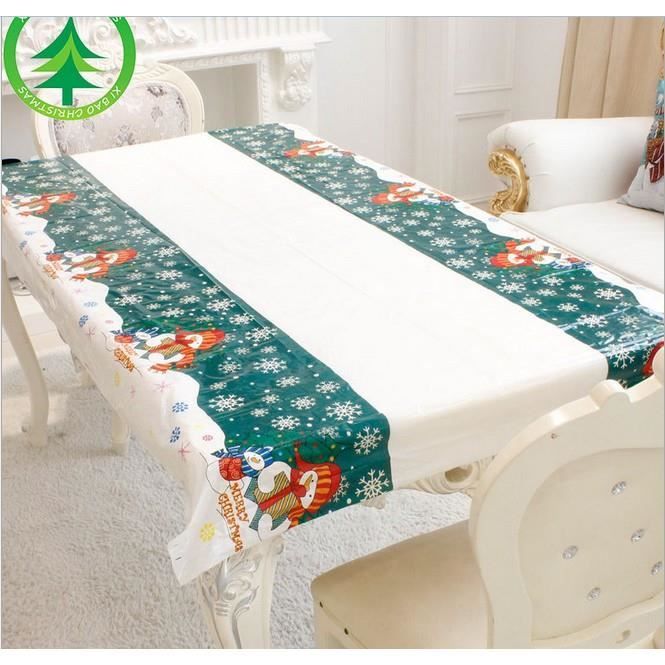 3pcs Nappe en Plastique/ Nappes Noël jetables ...