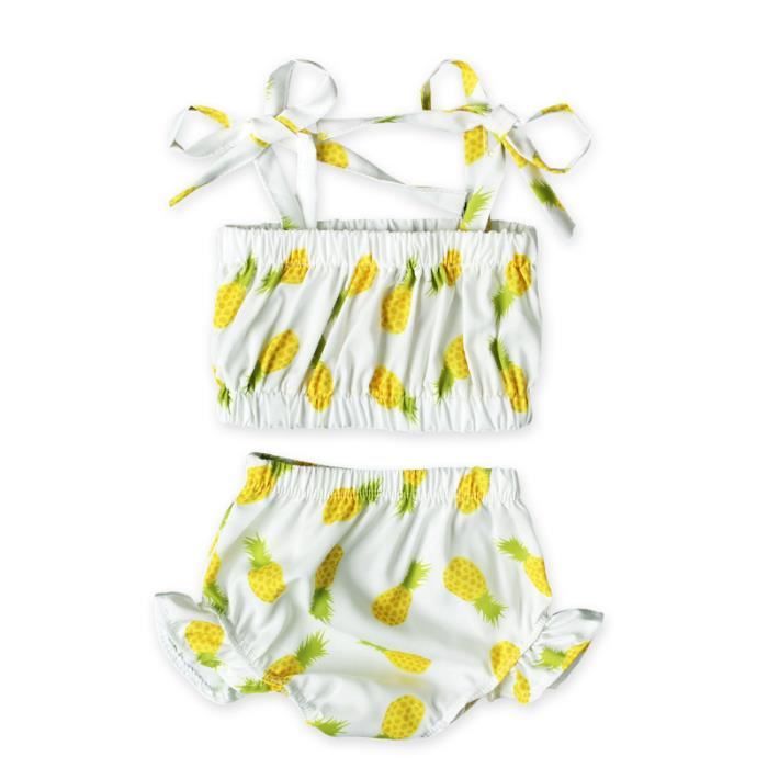 Maillot De Bain Bebe 2 Pieces Imprime Bebe Bebe Fille 0 24m Eng Bouldermicrofinance Org