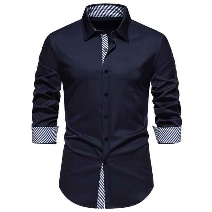 Chemise fantaisie homme manche longue best sale