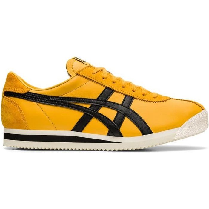 Chaussures Baskets Onitsuka Tiger homme Corsair taille Jaune Cuir Lacets