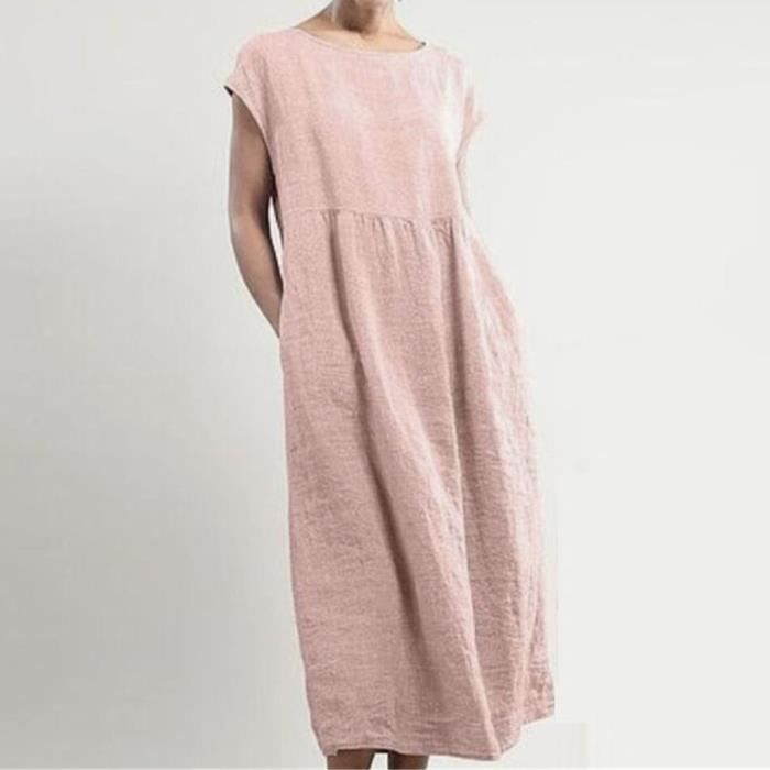 Robe lin rose outlet