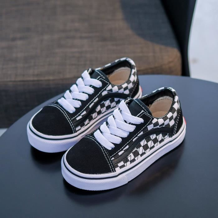 Baskets fille à strass avec lacets à motif et à zip argent