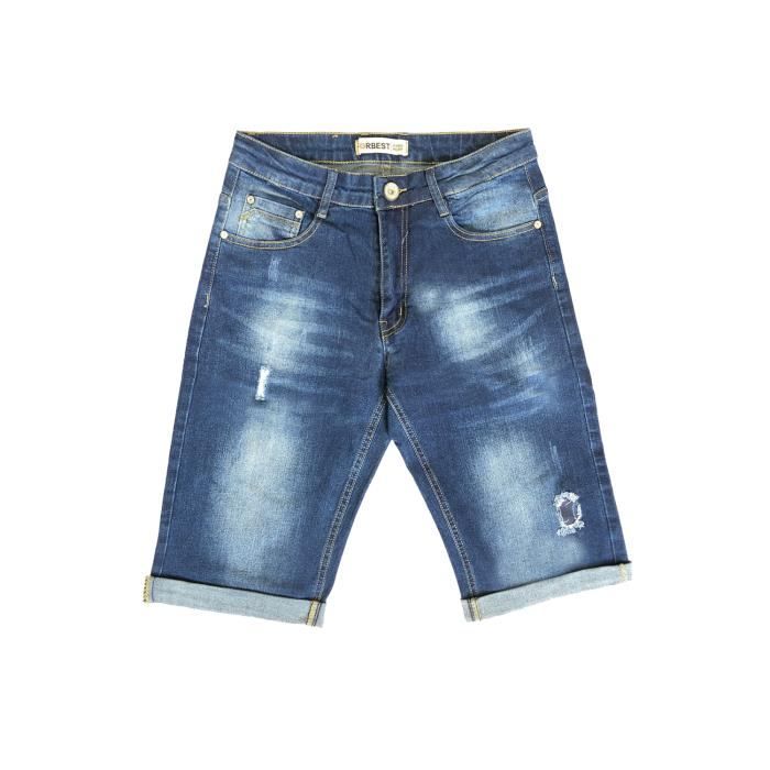 Mens denim capri shorts clearance